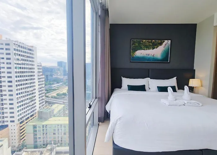 Apartment New Family Near Asok And Queen Sirikit Center *